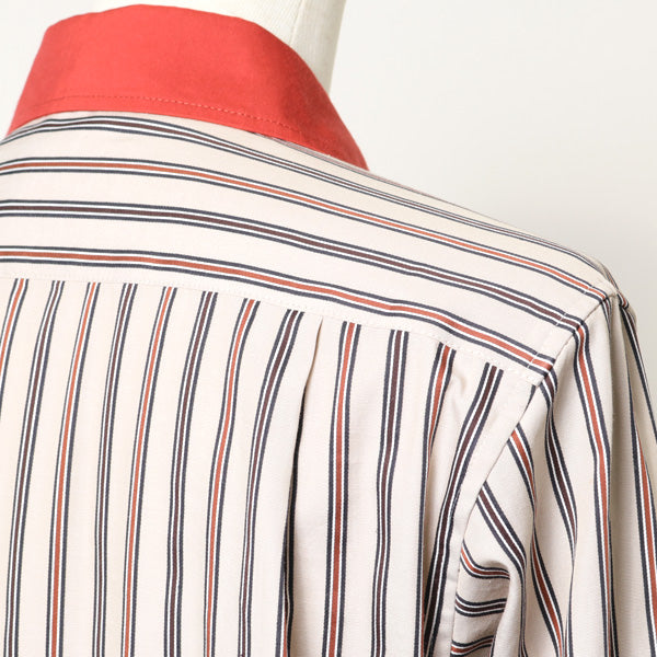 regimental stripe shirt