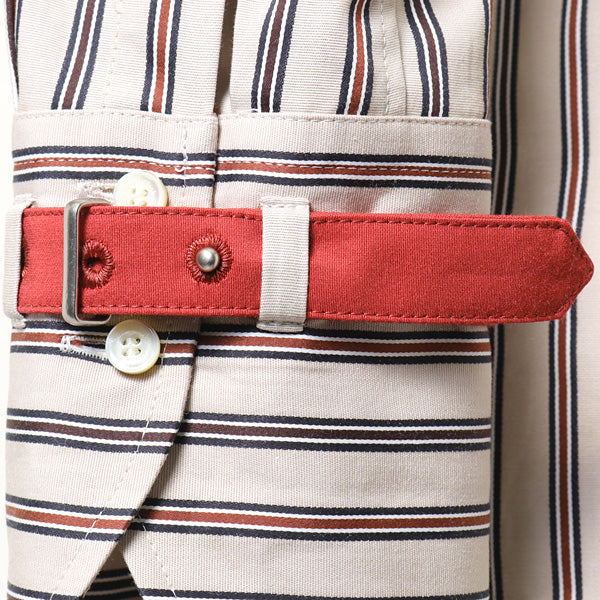 regimental stripe shirt