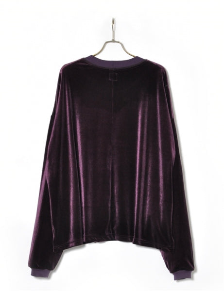 VELOUR L/S CUTSWEN