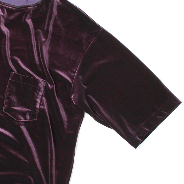 VELOUR POCKET H/S TEE