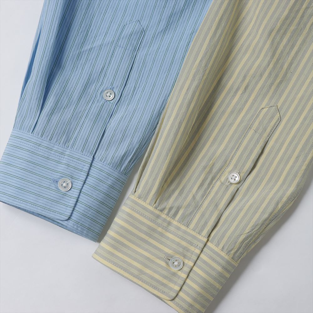 Silk Cotton Stripe Shirt