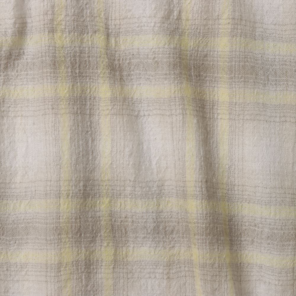AIRY WOOL CHECK SHIRT