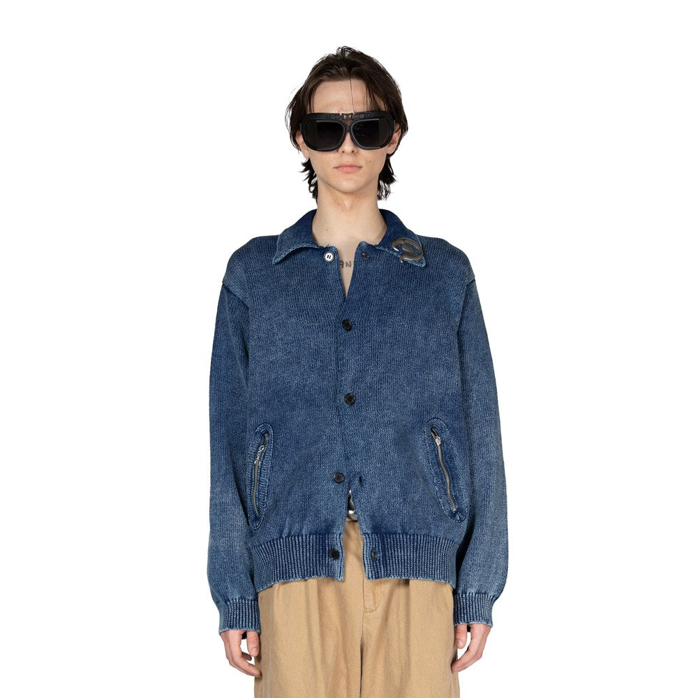 Vintage Dyed Knit Jacket