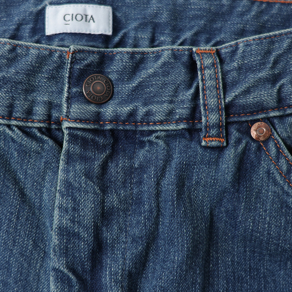 Denim Painter Pants(Medium Blue)