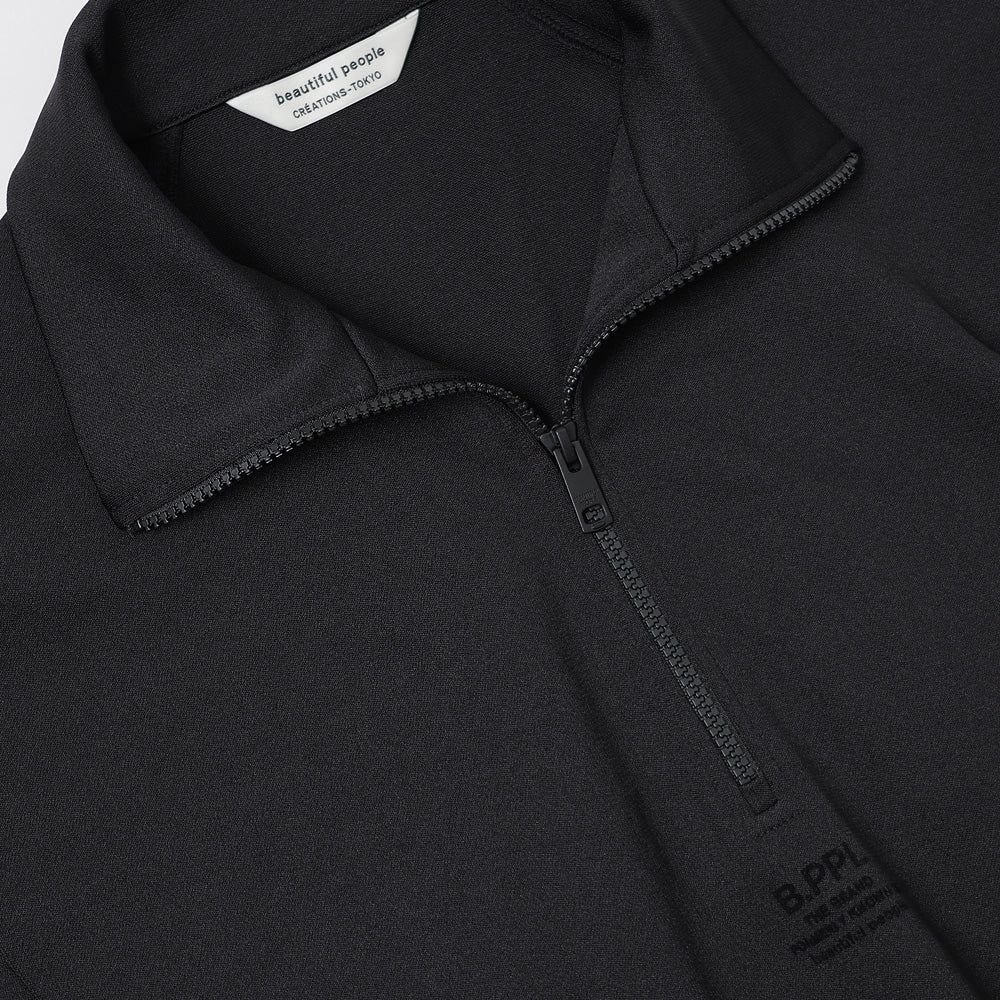 sports jersey high-necked zipup pullover
