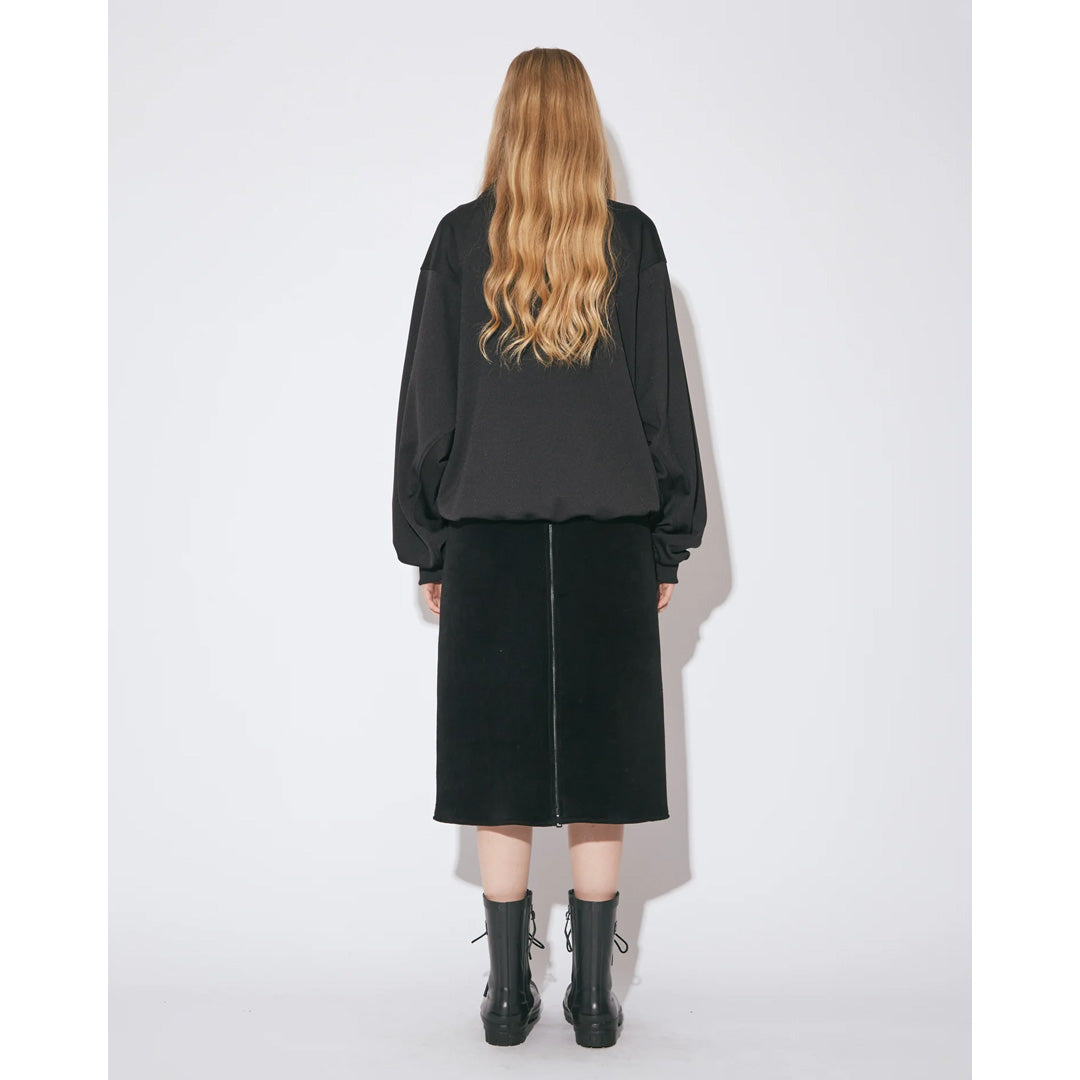 Sports jersey high-necked zip-up pullover