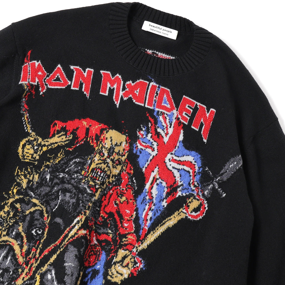 rock knit IRON MAIDEN