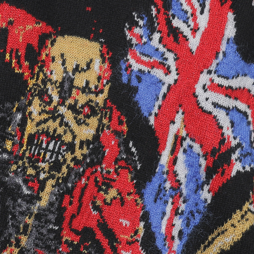 rock knit IRON MAIDEN