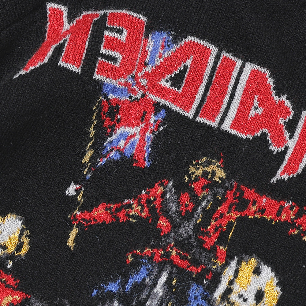 rock knit IRON MAIDEN