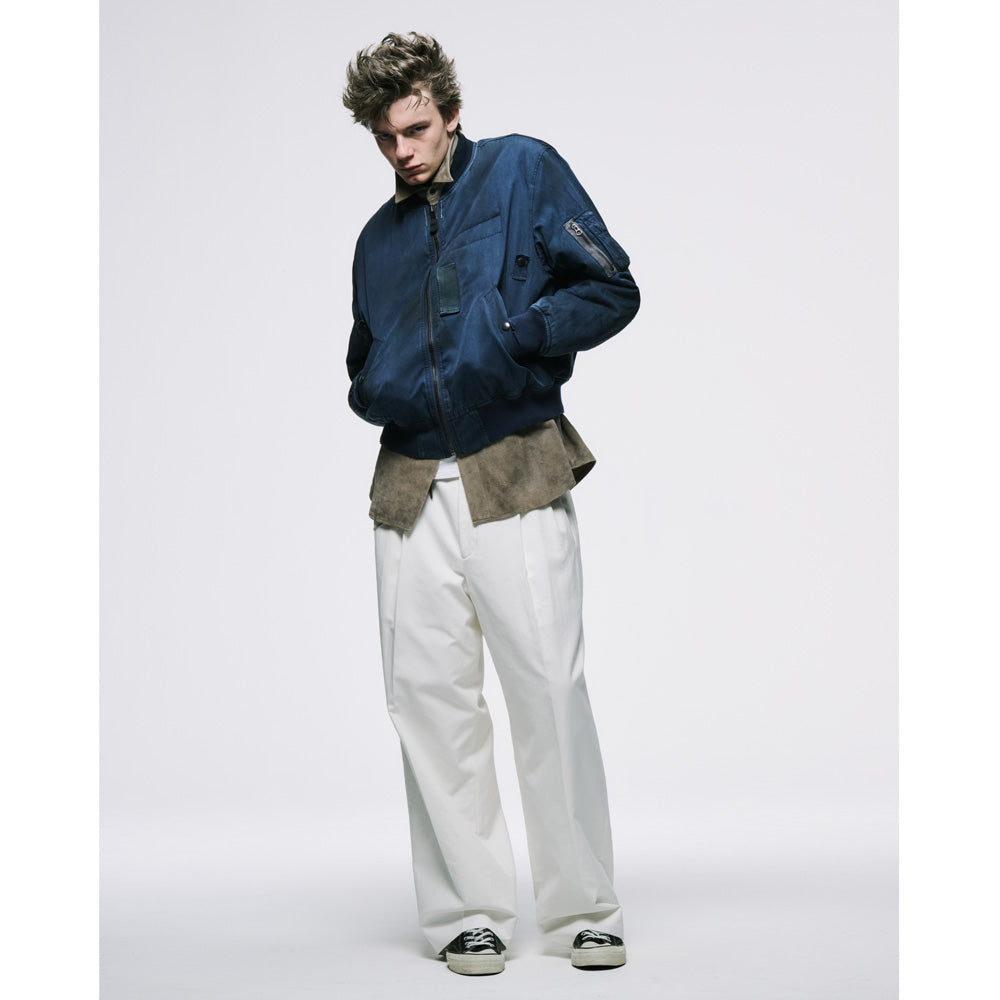 Vintage Silk Flight Jacket