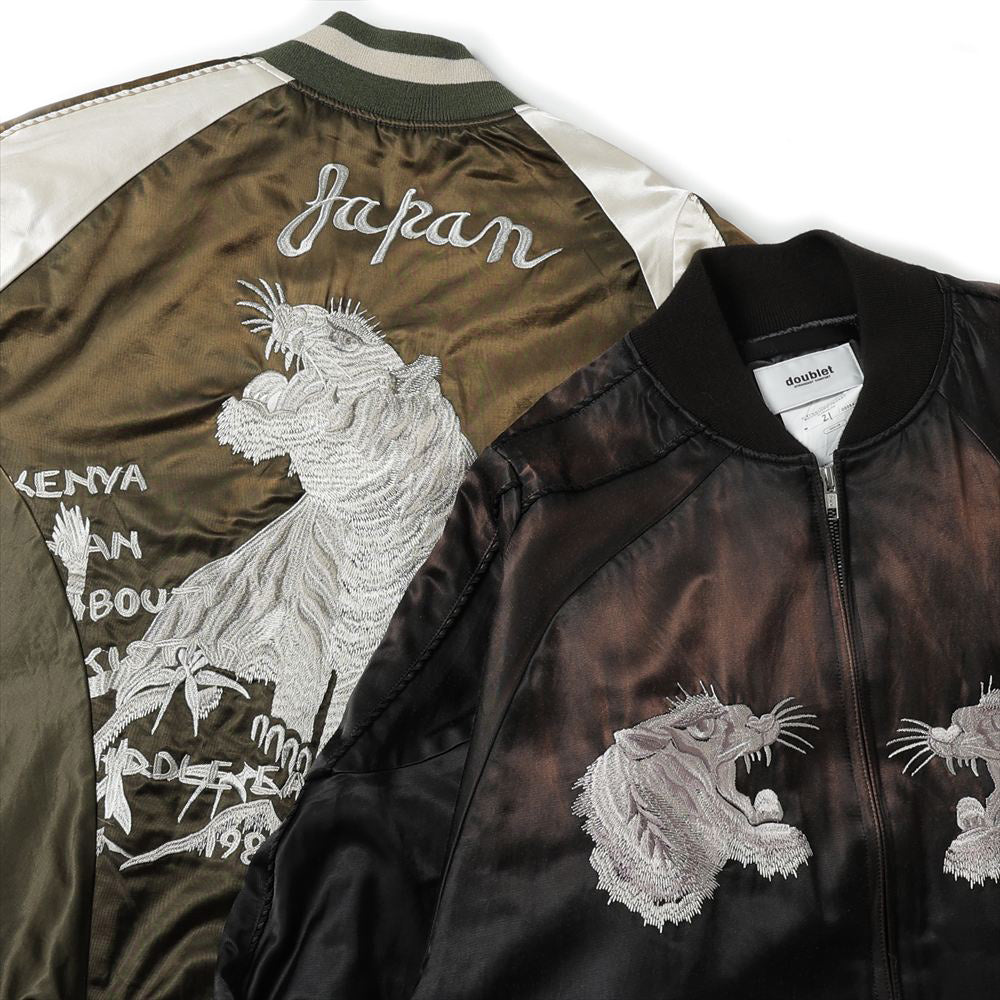DISTORTED CUTTING SOUVENIOR JACKET