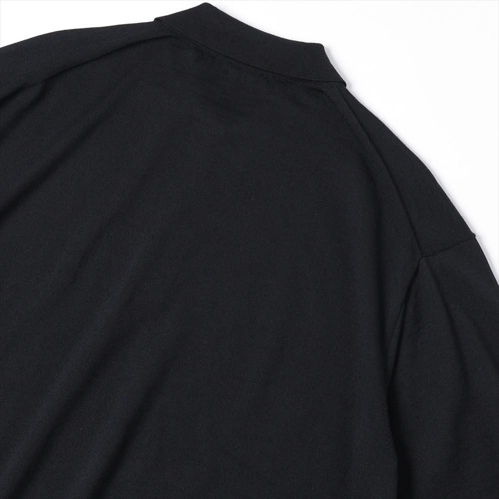 Wool Knit L/S Polo Shirts