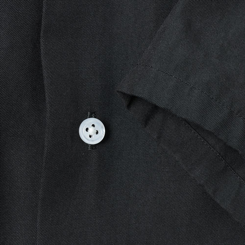 Silk Cotton Open Collar S/S Shirt