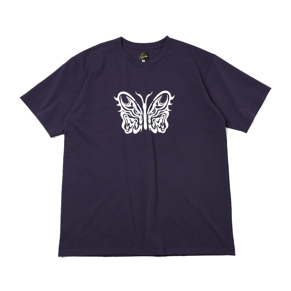 NEEDLES × Kae Tanaka S/S Crew Neck Tee - Poly Jersey / KT Papillon