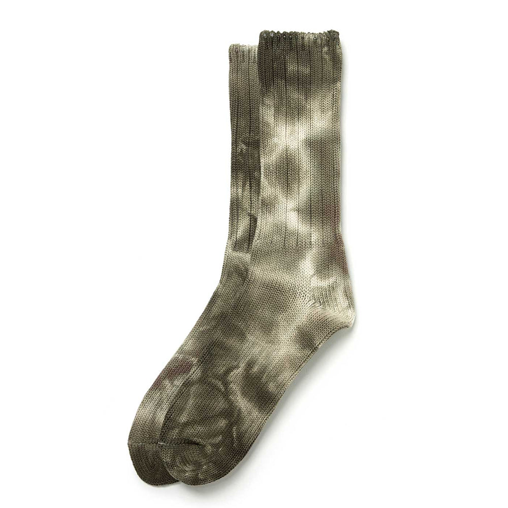 TIE-DYED CREW SOCKS C/N/PU