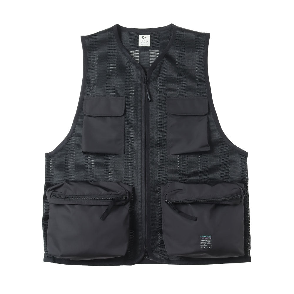 STRIPE MESH VEST