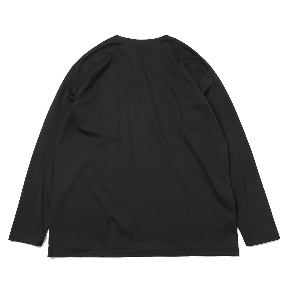 LUSTER PLAITING BOAT-NECK L/S TEE