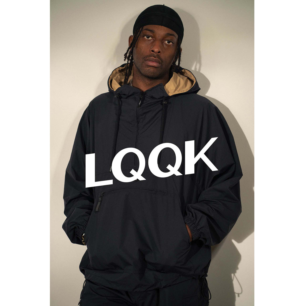 NYLON ANORAK HOODIE