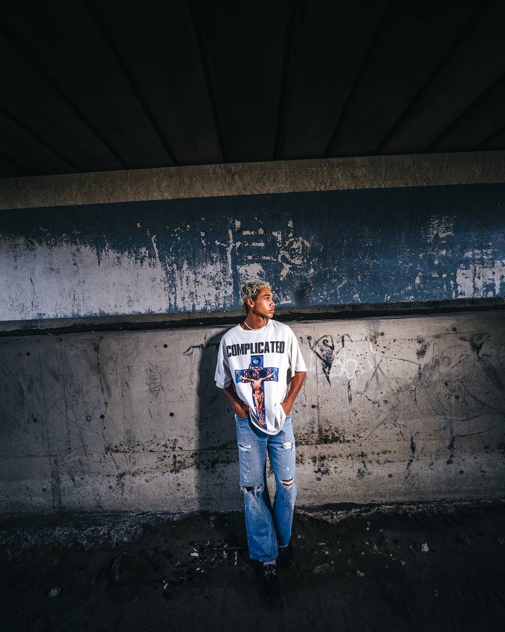 KK_SS TEE/COMPLICATED/WHITE