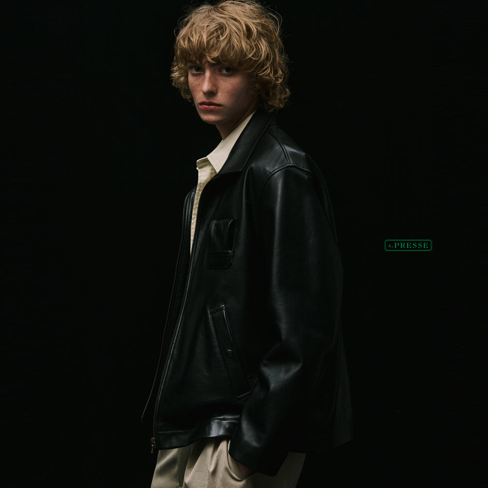 French Air Force Pilot Leather Jacket