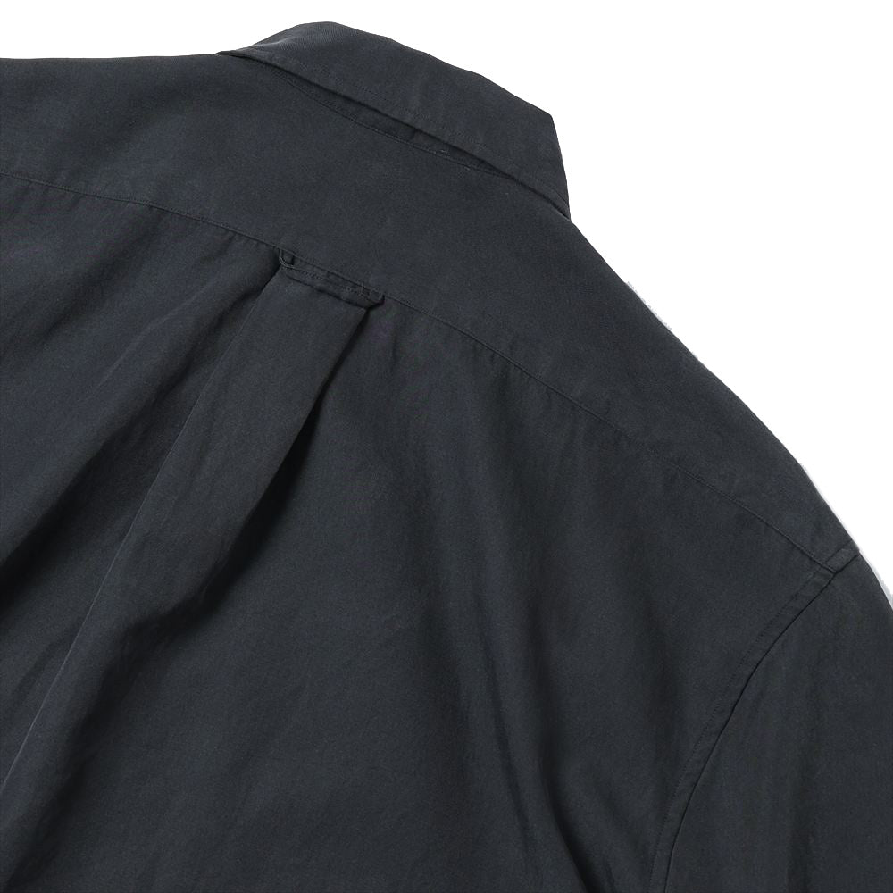 Silk Cotton Open Collar S/S Shirt