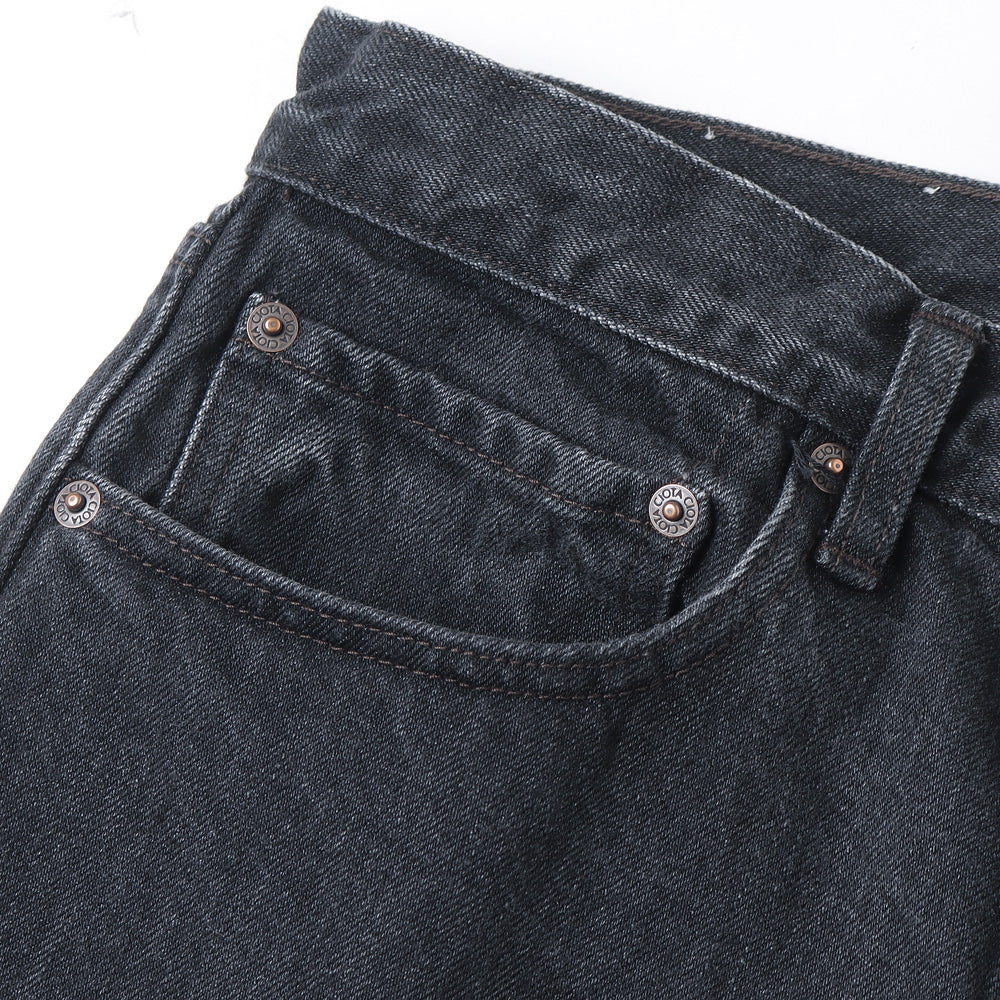 Tapered 5 Pocket Pants/Medium Black