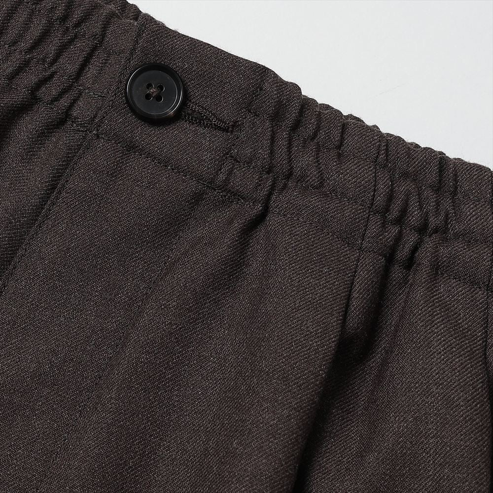 WOOL WIDE TRACK TROUSERS