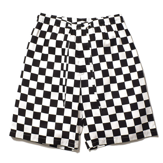 CU.Denim Checker flag Surf Shorts