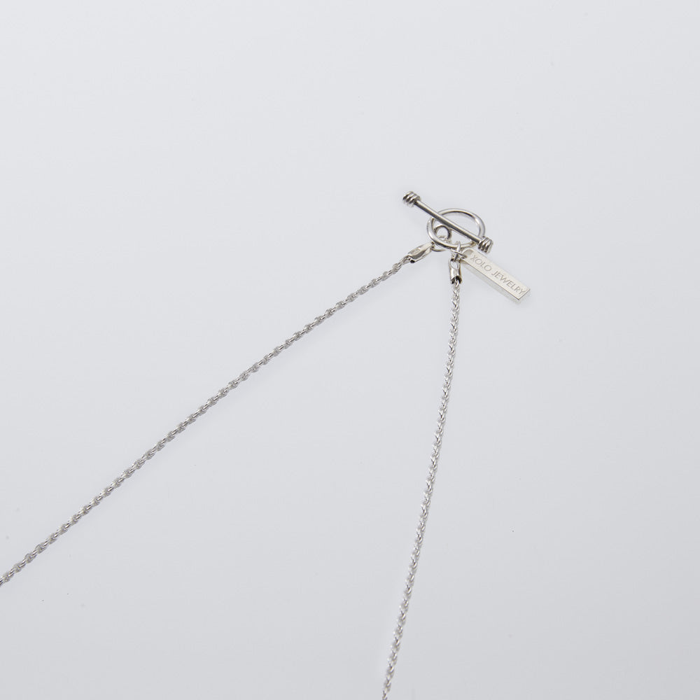 Tiny French Rope Link Necklace