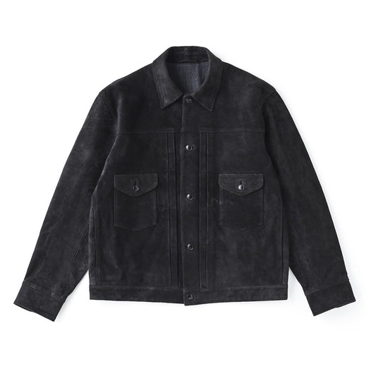 PATINA HORSE-HIDE JEAN JACKET (ROUGH OUT)