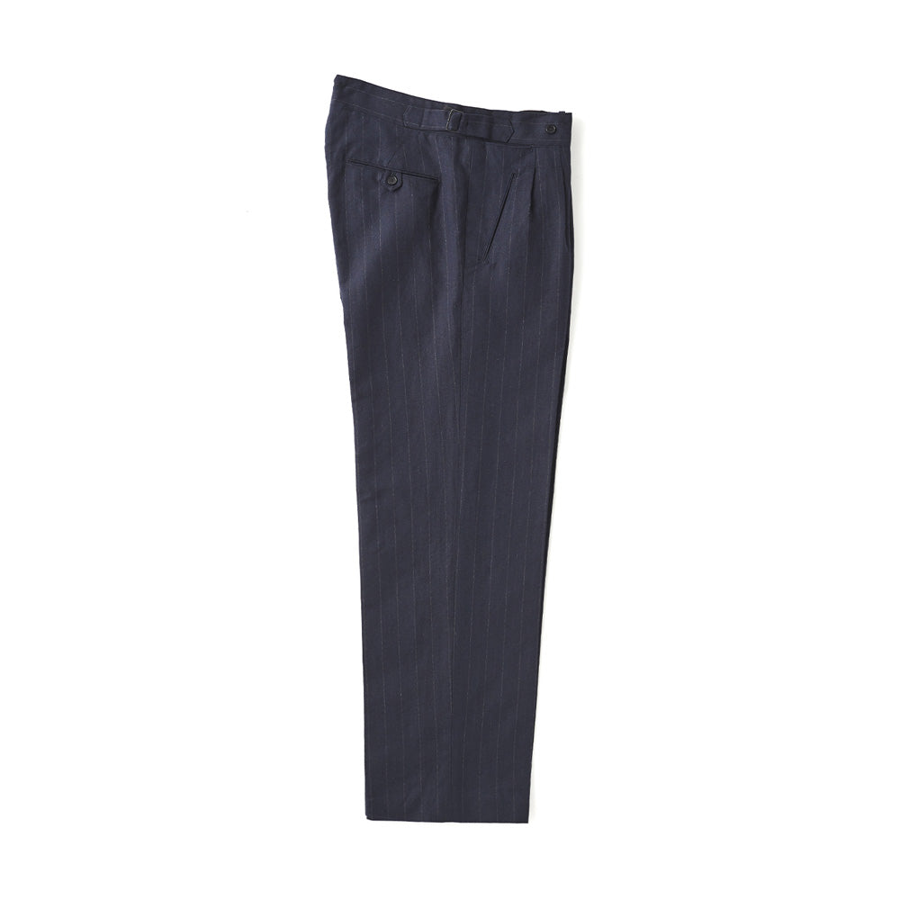 DOUBLE-PLEATED SMARTY TROUSER
