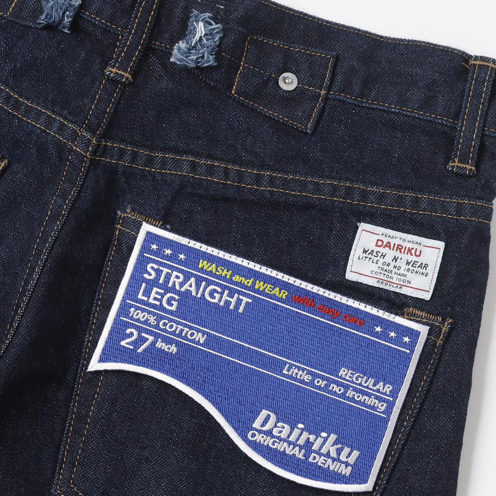 Onewash Straight Denim Pants