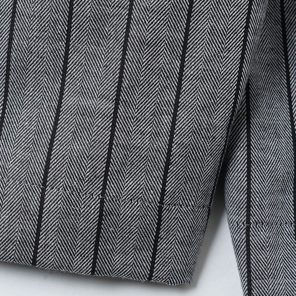 Cotton Herringbone Stripe Big Trunks Shorts