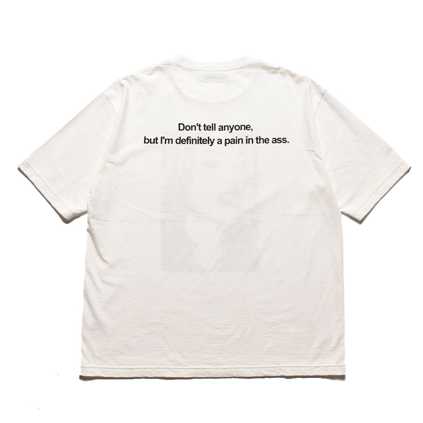Monochrome Two tone Face Crewneck T-SH