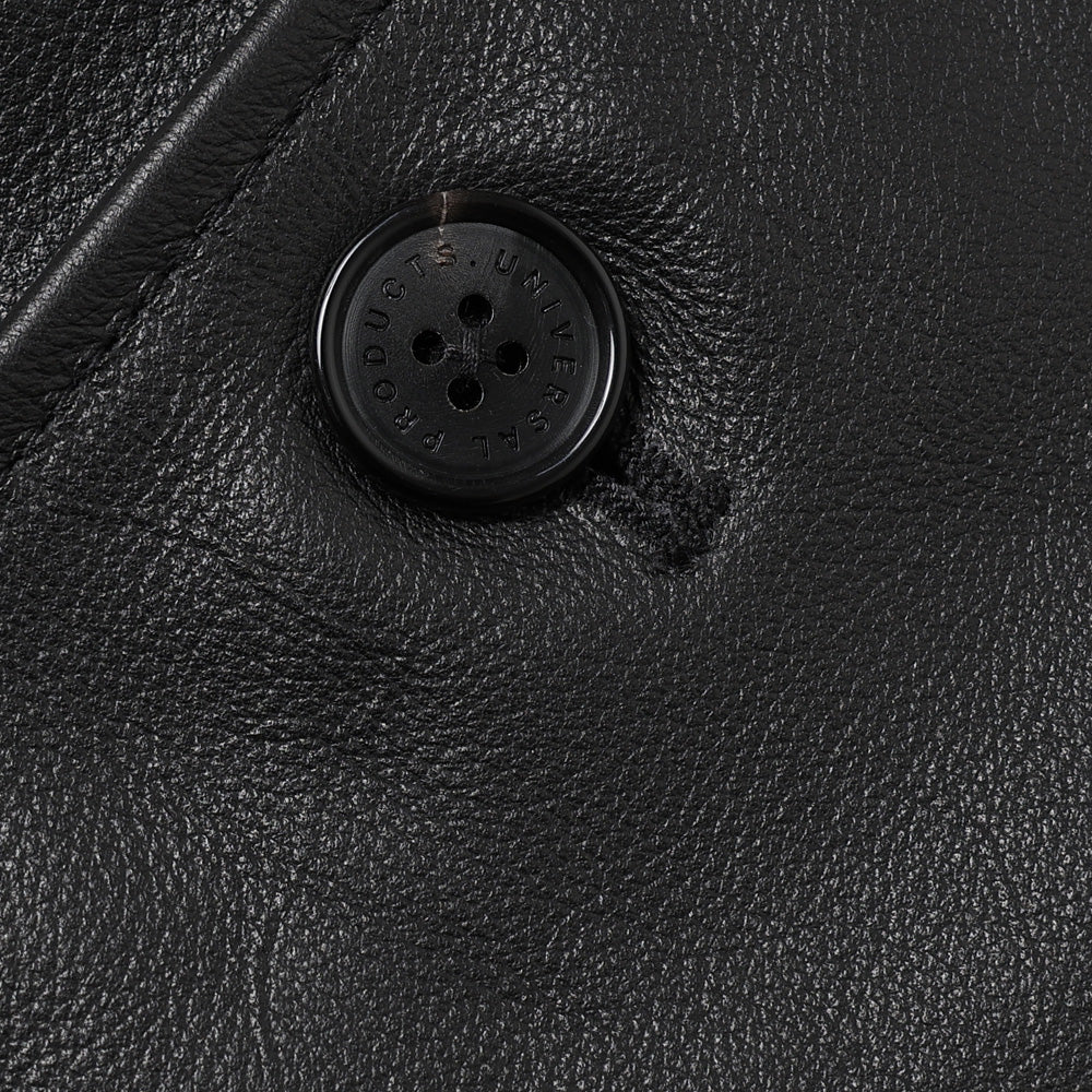 LEATHER CAR COAT