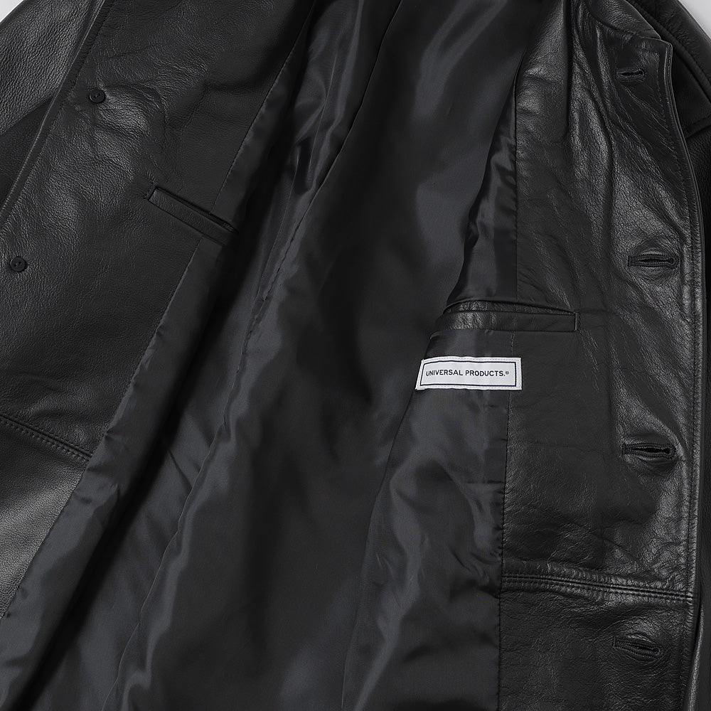 LEATHER CAR COAT