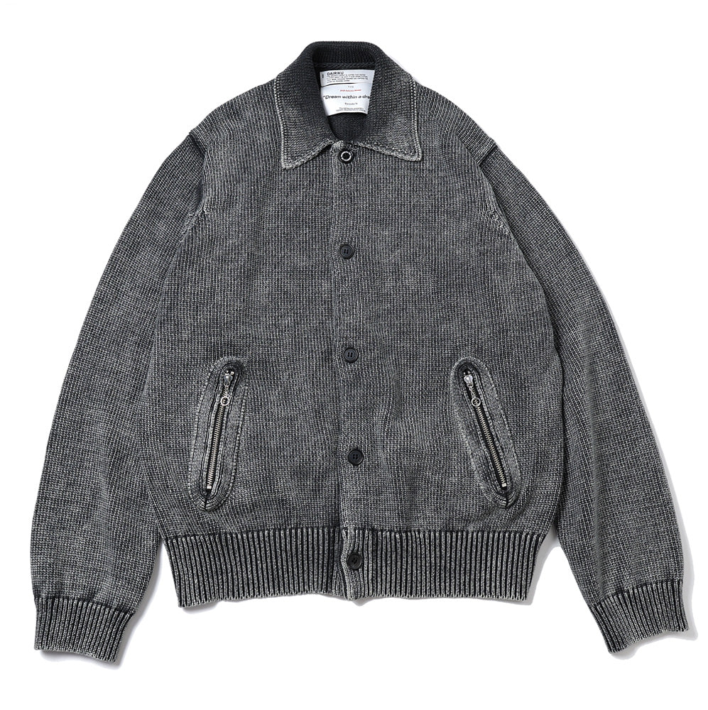 Vintage Dyed Knit Jacket