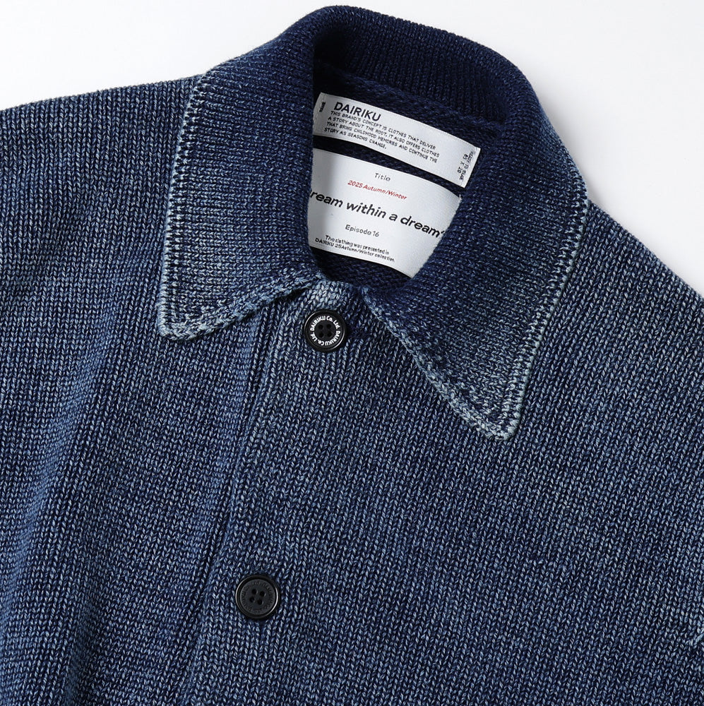 Vintage Dyed Knit Jacket