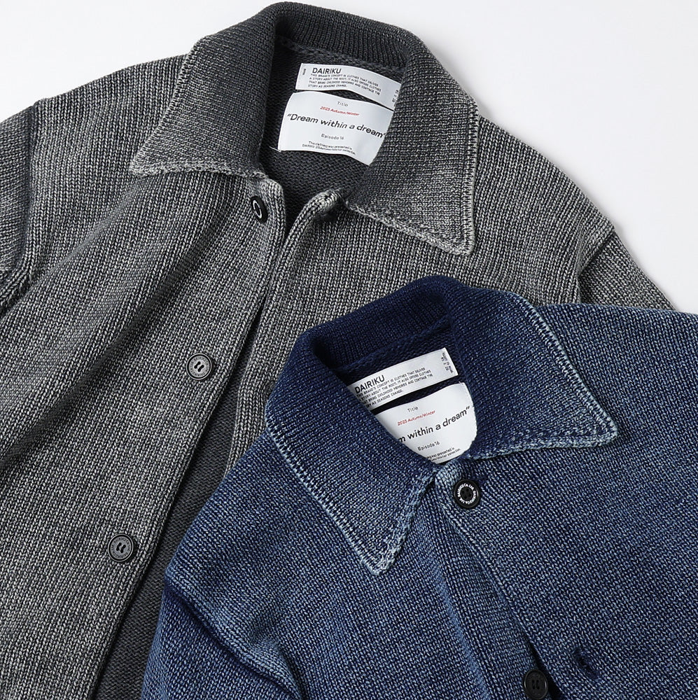 Vintage Dyed Knit Jacket