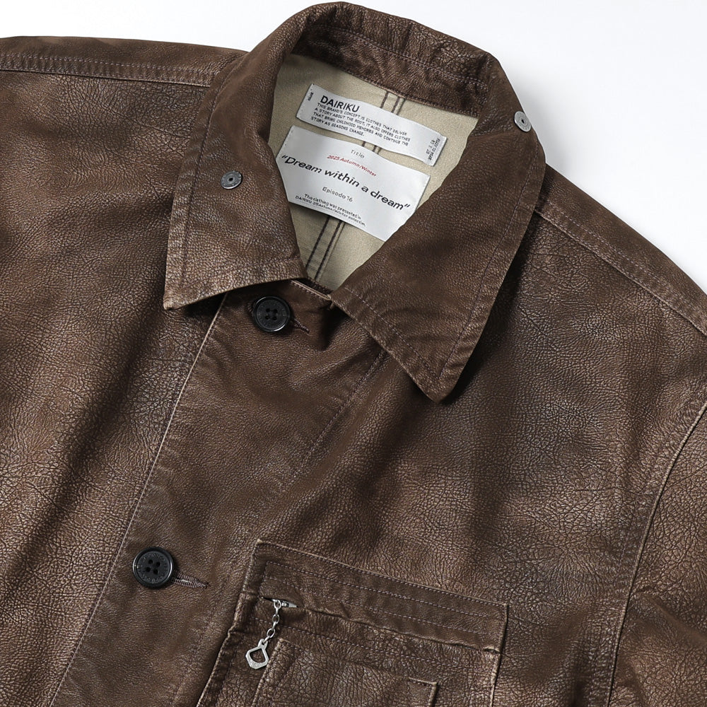 Artifical Leather Hunting Jacket