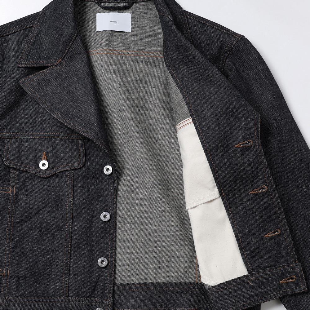 LAPEL DENIM JACKET