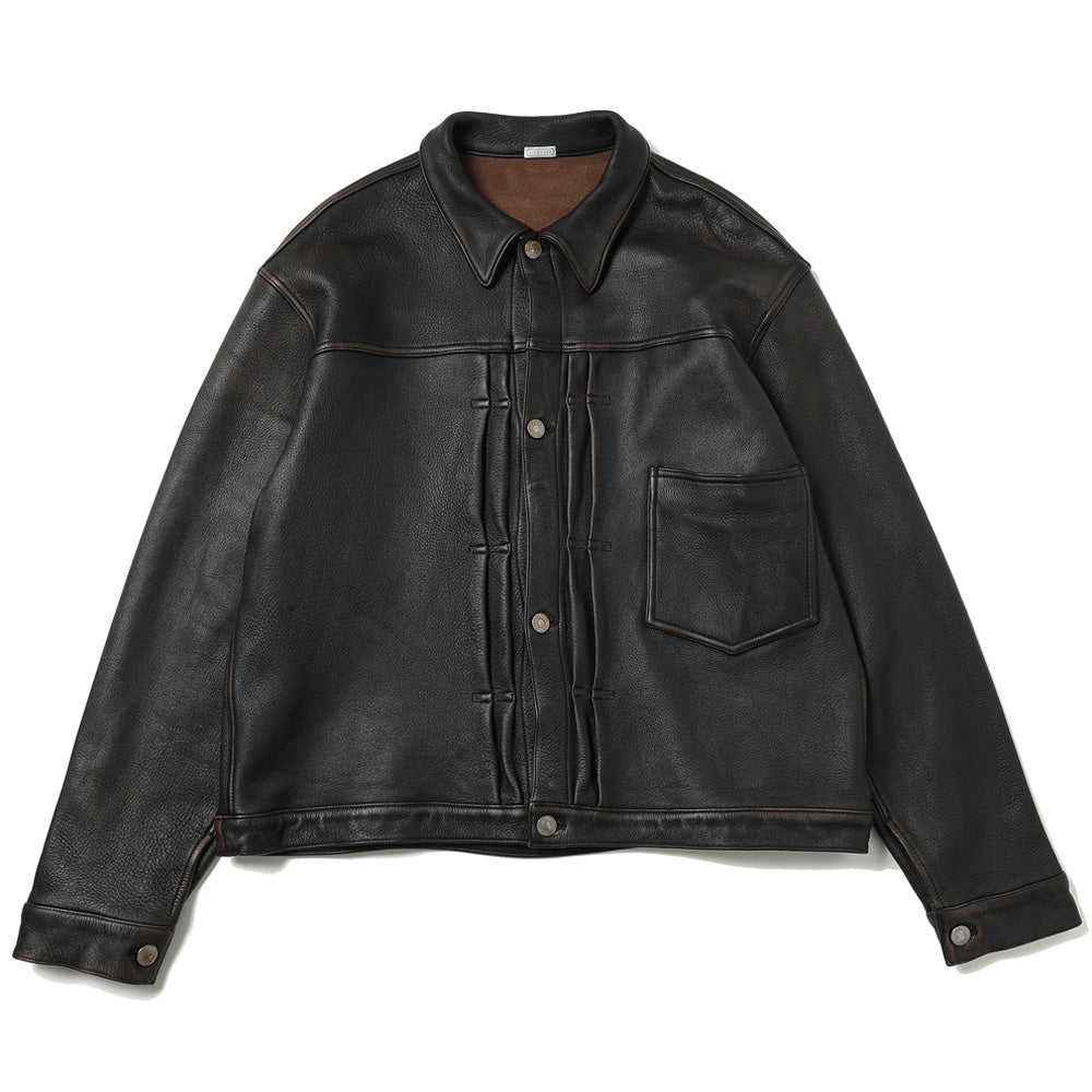A.PRESSE (ア プレッセ) Vintage Leather 1st Type Jacket 26AAP-01-05