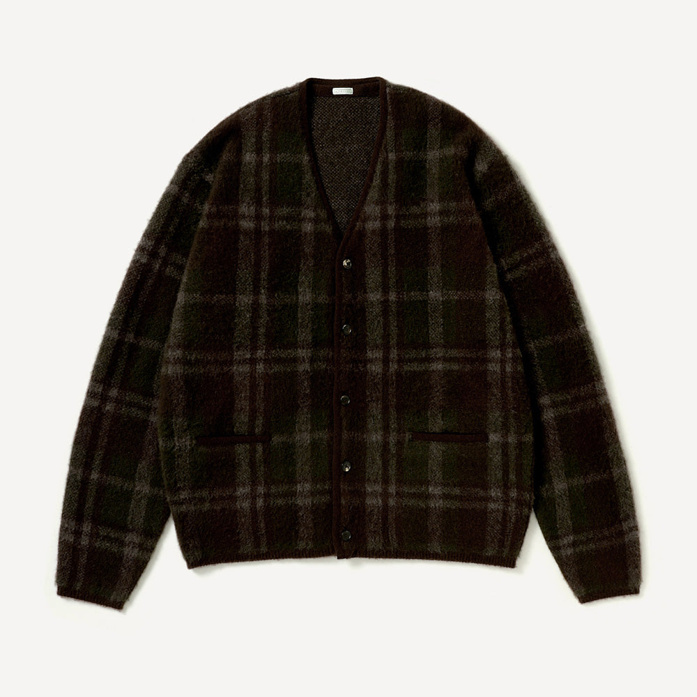 Brushed Cashmere Middle Gauge Cardigan