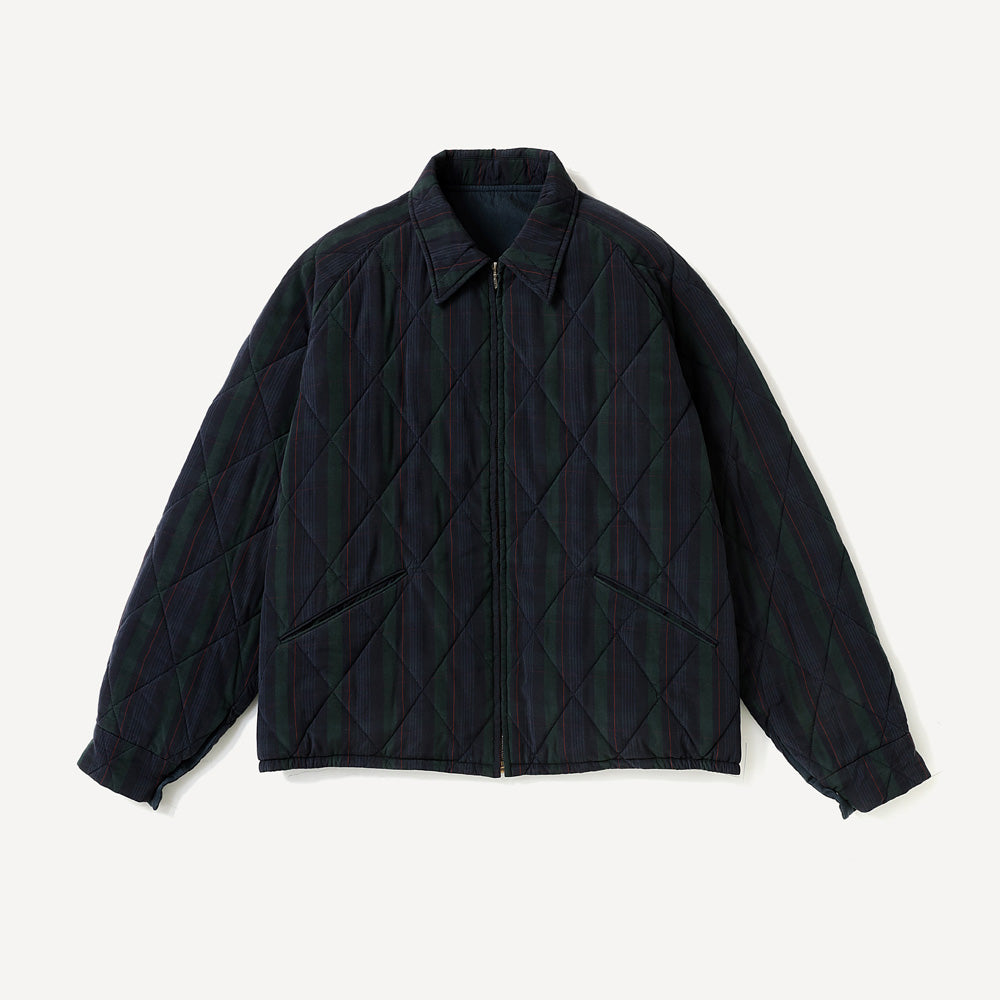 Washed Silk Rayon Reversible Souvenir Jacket