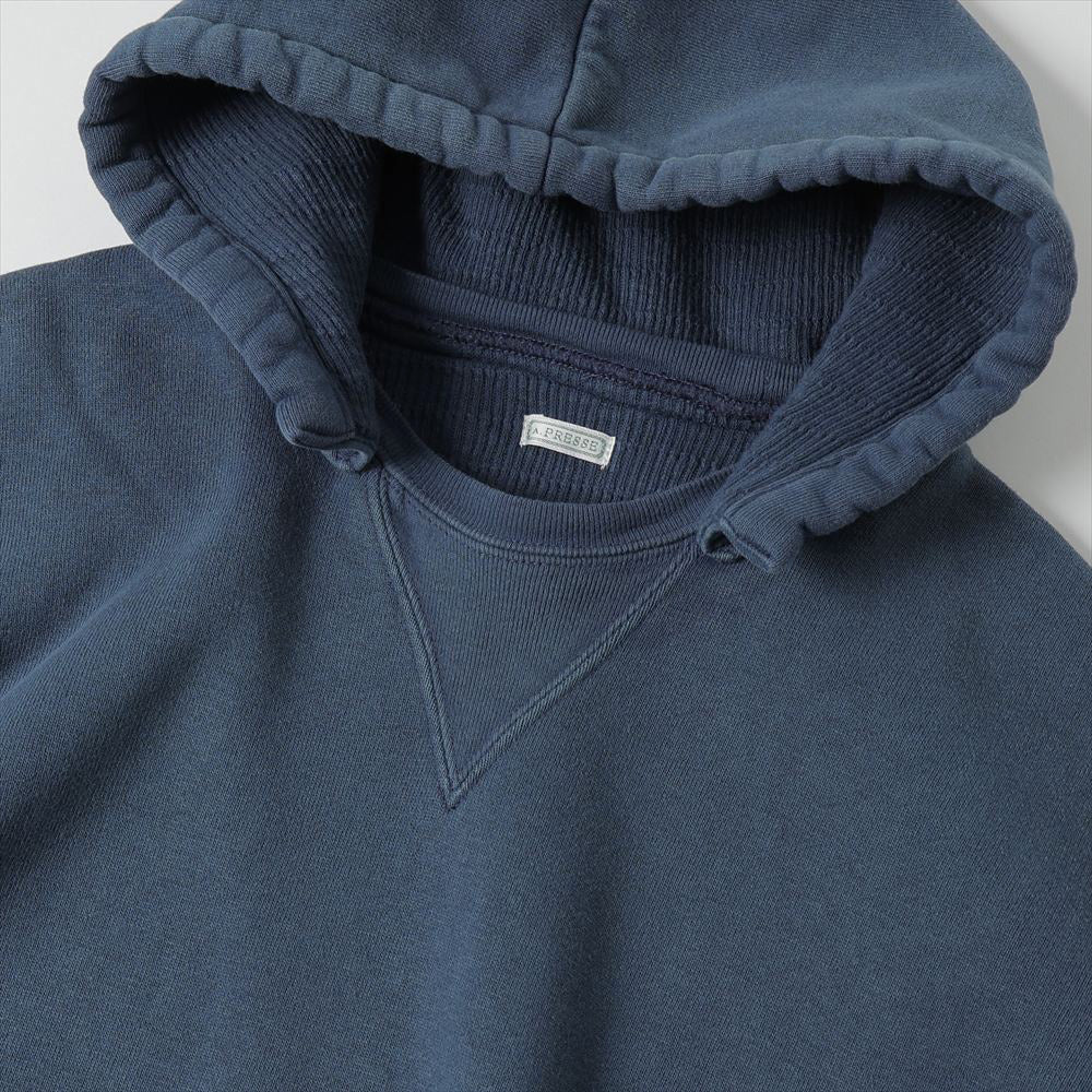 Vintage Attached Hood Sweat Parka