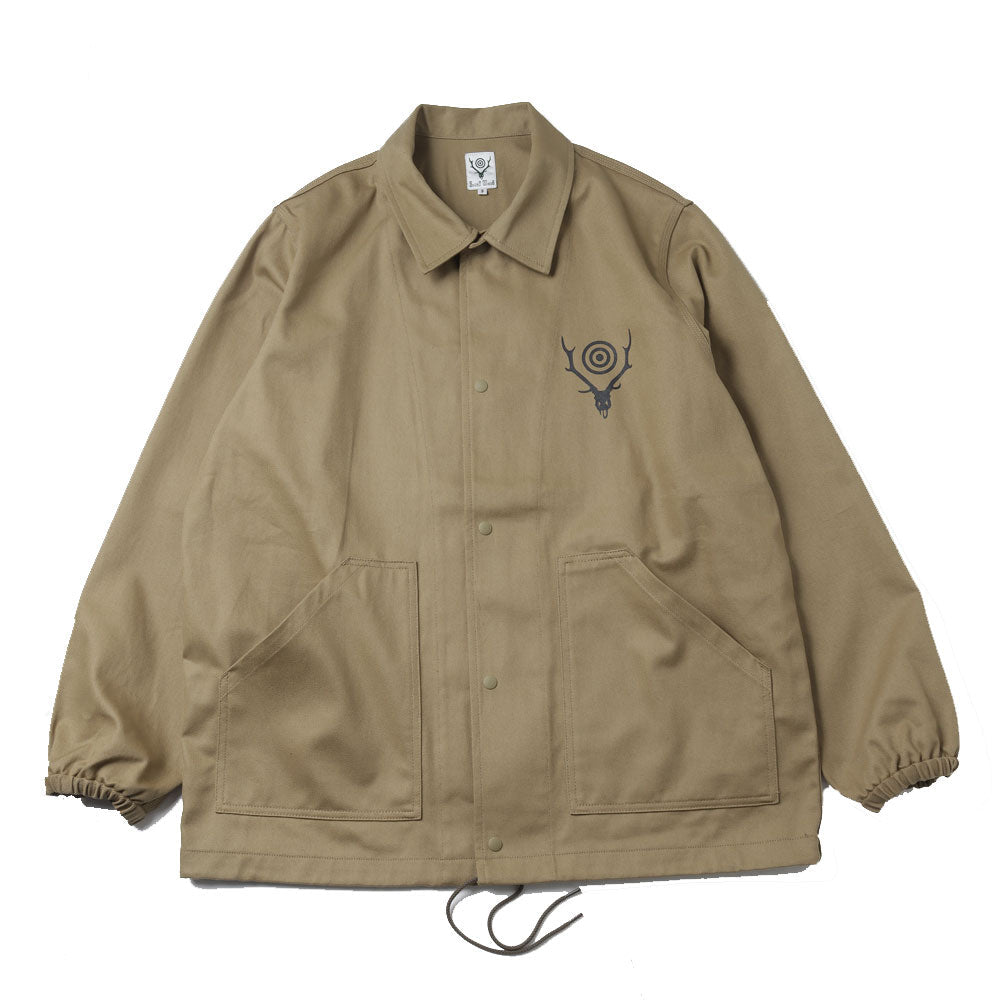 SOUTH2 WEST8 COACH JACKET - COTTON TWILL