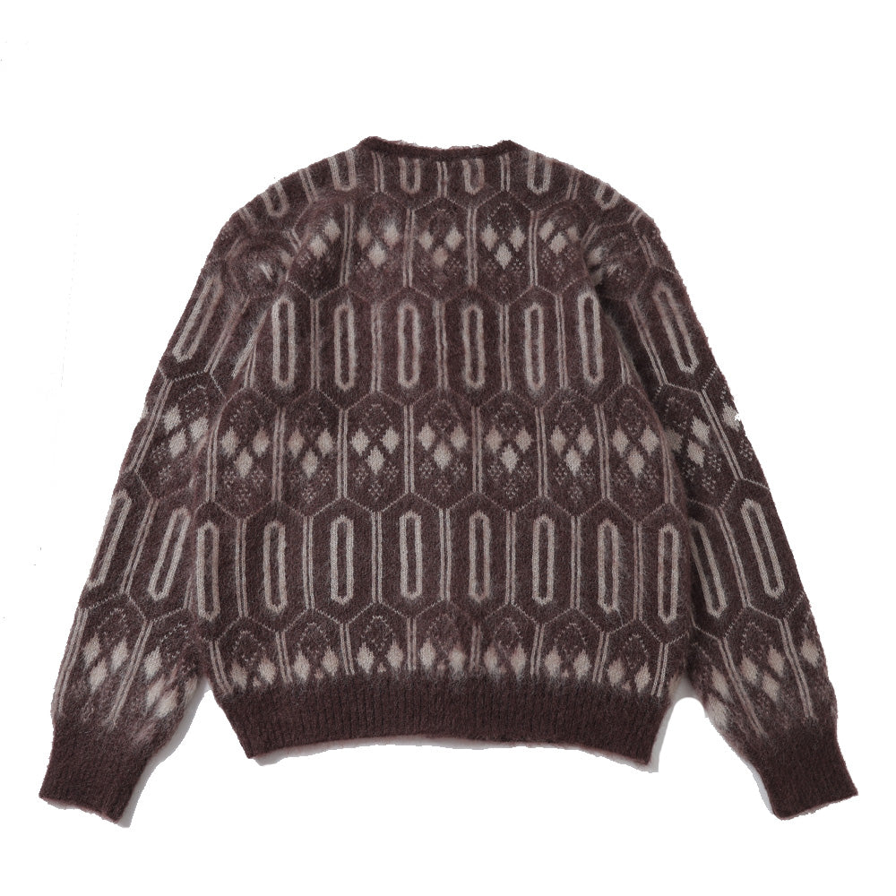 Mohair Cardigan - Geometric