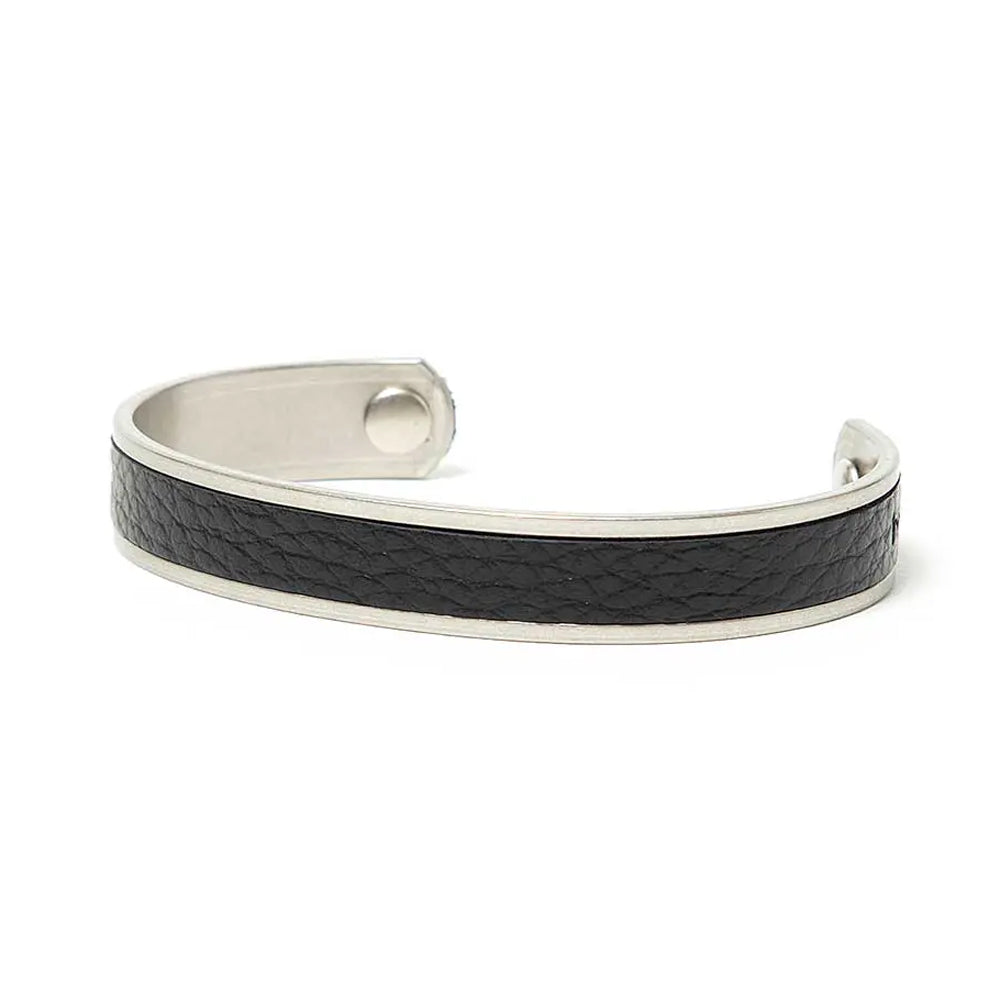 BRASS BRACELET REGULAR with SHRINK LEATHER