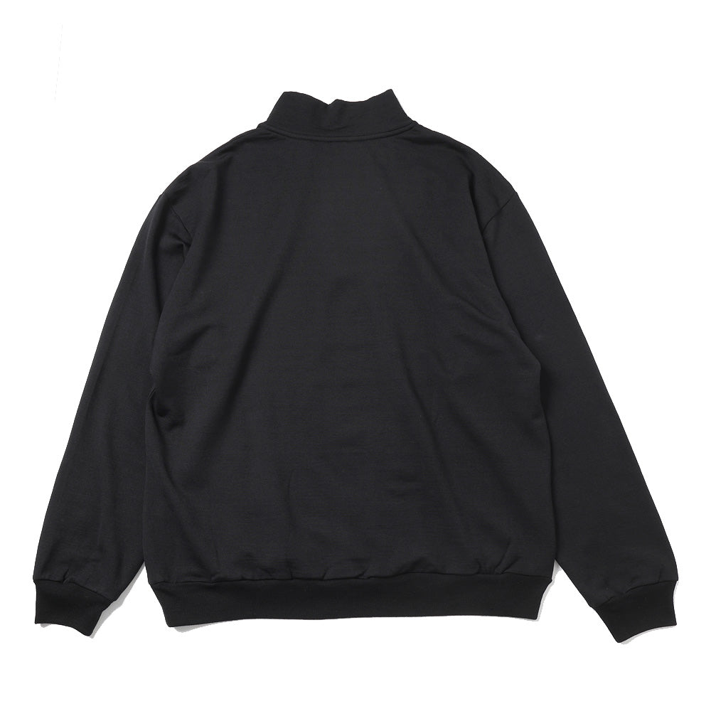 LIGHT WOOL SWEAT HALF ZIP P/O