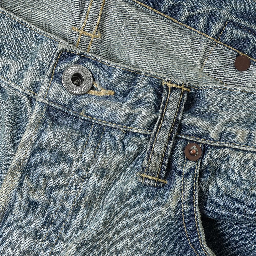 No.37 Washed Wide Denim Pants(INDIGO)